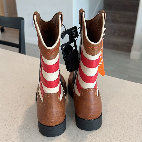 Wonder Nation Patriotic Cowgirl Boots - Girls 5 - Picture 4 of 7